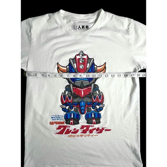 UFO Robot Grendizer Chibi T-Shirt by Popularity Bear Anime Streetware Tee Size M - Picture 9 of 10
